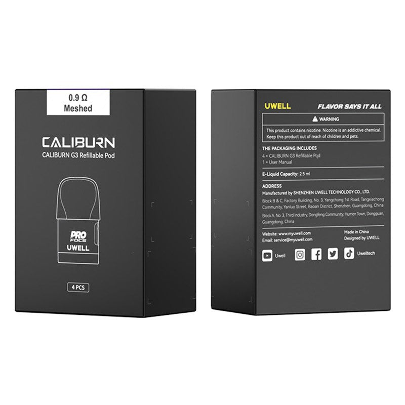 Uwell Caliburn G3/GK3 Empty Pod Cartridge 2.5ml - Best Price | Vaporslobby