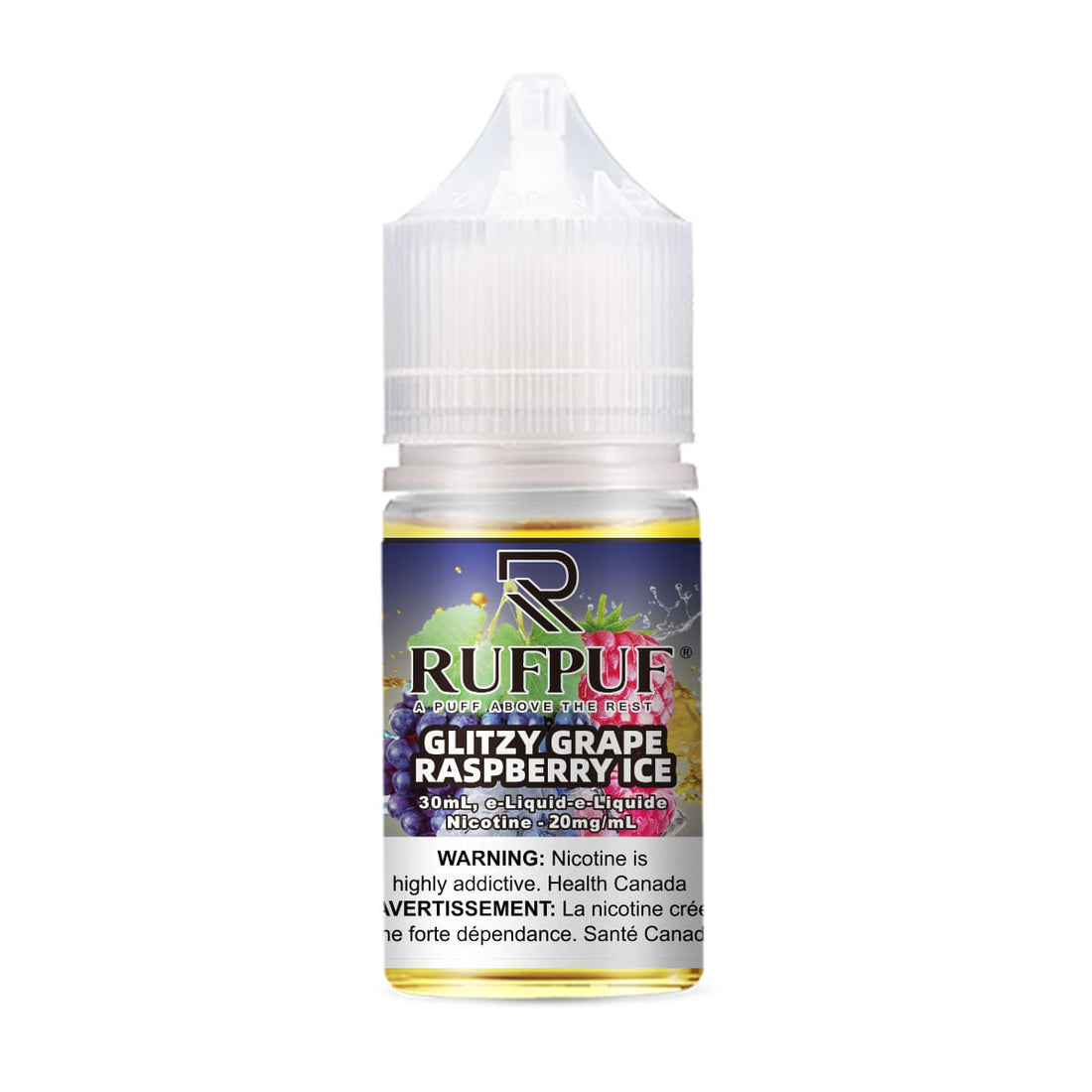 Rufpuf Glitzy Grape Raspberry Ice Nic Salt 30ml - Vaporslobby