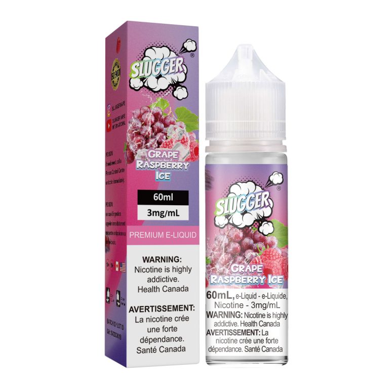 Slugger Grape Raspberry Ice 60ml Freebase E-Liquid 3mg,6mg - Best Price in Pakistan | Vaporslobby