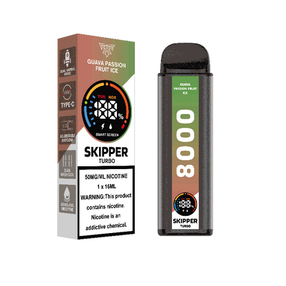 GUAVA PASSION FRUIT ICE SKIPPER TURBO 10K DISPOSABLE