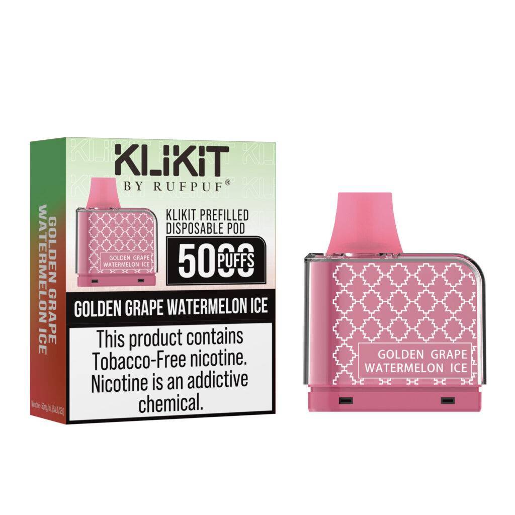 Rufpuf Klikit Disposable Golden Grape Watermelon Ice in Pakistan - Best Price - Prefilled | Vaporslobby