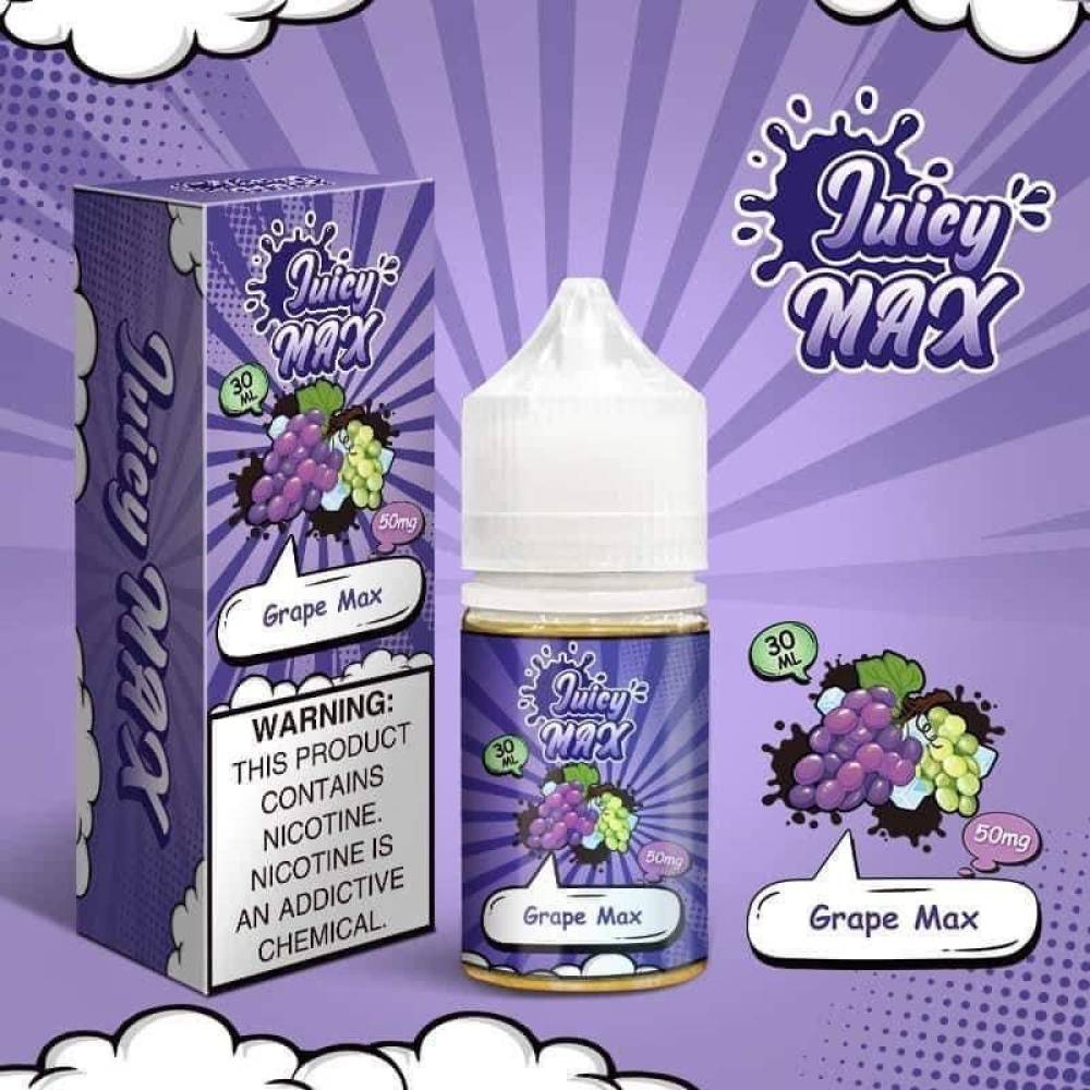 Juicy Max Grape Max Nic Salt 30ml E-Liquid best price in Pakistan