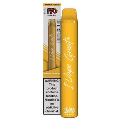 Ivg Mango Banana Disposable Vape 3000 Puffs in Pakistan