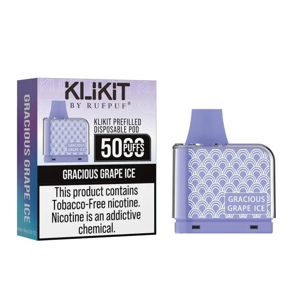 Rufpuf Klikit Disposable Gracious Grape  Ice in Pakistan - Best Price - Prefilled | Vaporslobby