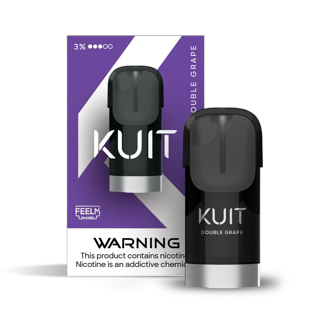 Kuit Pods Double Grape Cartridge 2ml - Pakistan | Vaporslobby