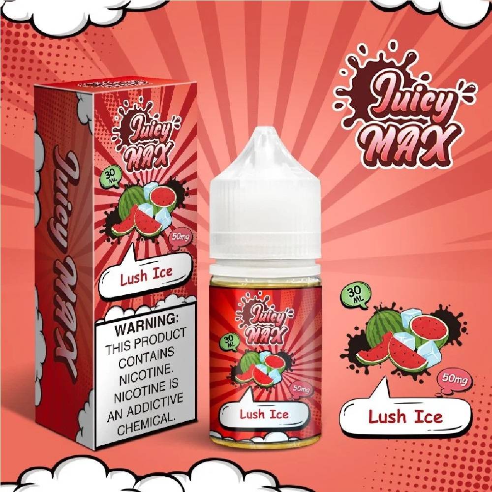 Juicy Max Lush Ice Nic Salt 30ml E-Liquid Best Price in Pakistan