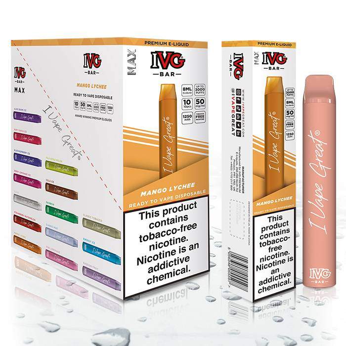 Ivg Mango Lychee Disposable Vape 3000 Puffs in Pakistan