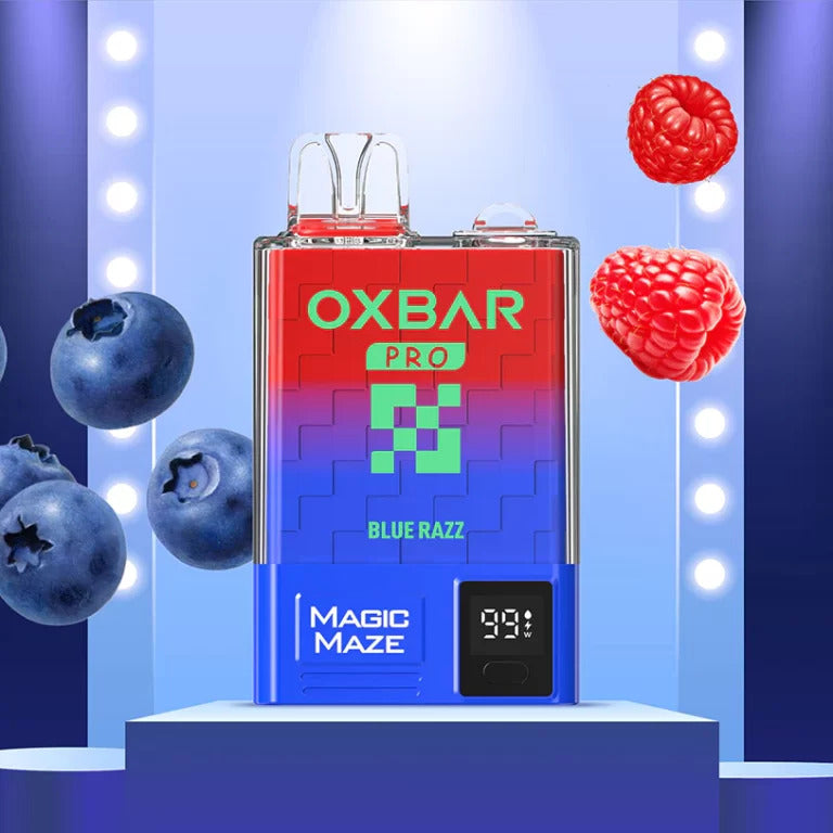 OXBAR MAGIC MAZE PRO - BLUE RAZZ - 10000 PUFFS 50MG (900mAH)