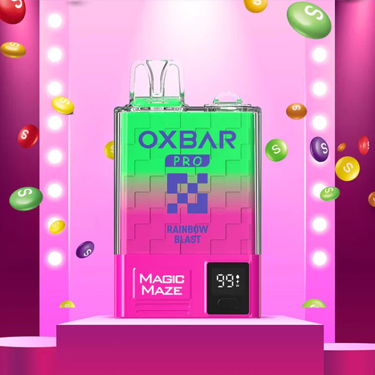 OXBAR MAGIC MAZE PRO - RAINBOW BLAST - 10000 PUFFS 50MG (900mAH)