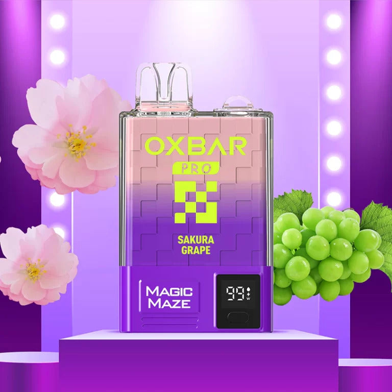 OXBAR MAGIC MAZE PRO - SAKURA GRAPE - 10000 PUFFS 50MG (900mAH)