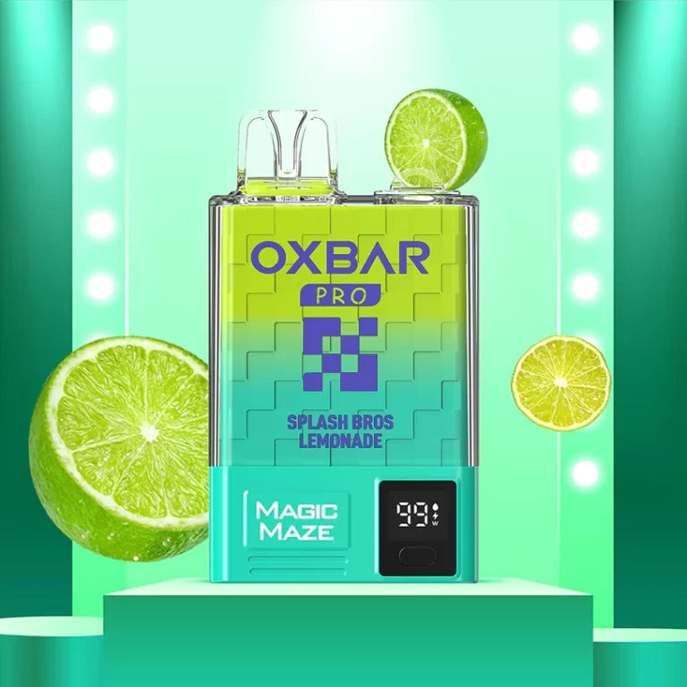 OXBAR MAGIC MAZE PRO - SPLASH BROS LEMONADE - 10000 PUFFS 50MG (900mAH)