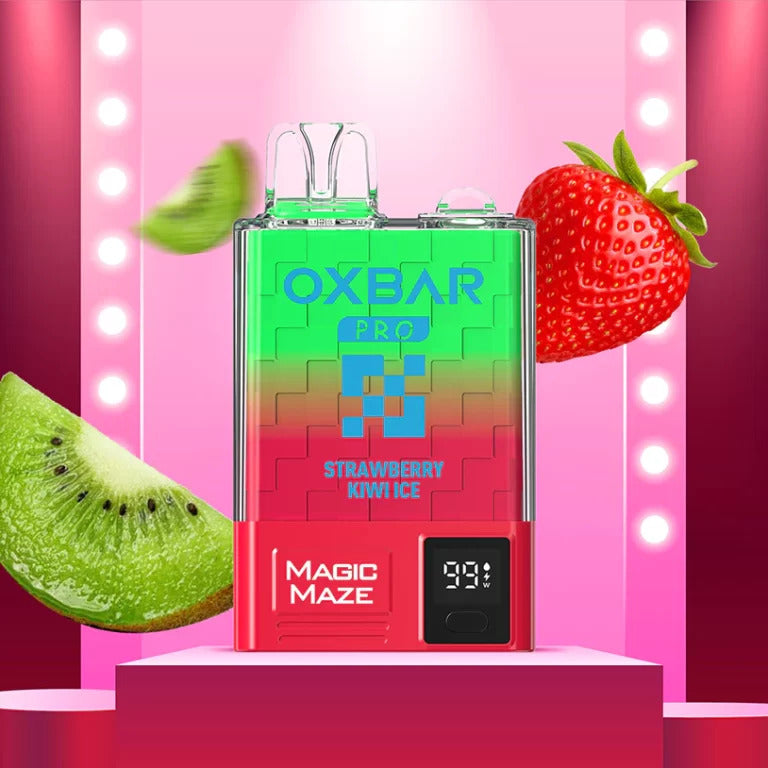 OXBAR MAGIC MAZE PRO - STRAWBERRY KIWI ICE - 10000 PUFFS 50MG (900mAH)