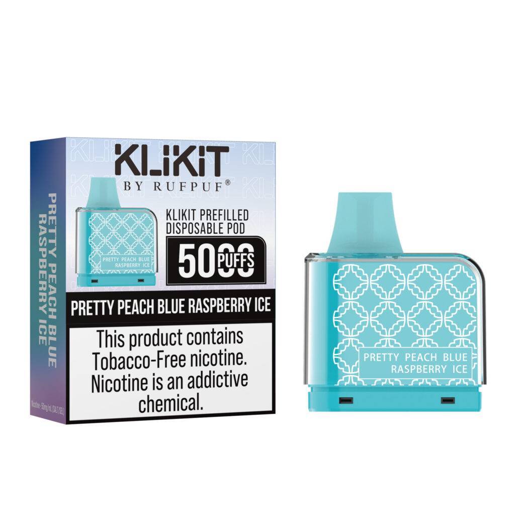 Rufpuf Klikit Disposable Pretty Peach Blue Raspberry Ice in Pakistan - Best Price - Prefilled | Vaporslobby