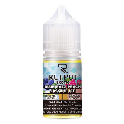 Rufpuf Exotic Blue Razz Peach Jasmine Ice Nic Salt 30ml in Pakistan | Vaporslobby