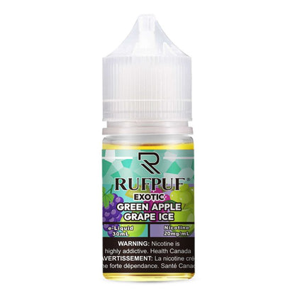 Rufpuf Exotic Green Apple Grape Ice Nic Salt 30ml E-Liquid in Pakistan