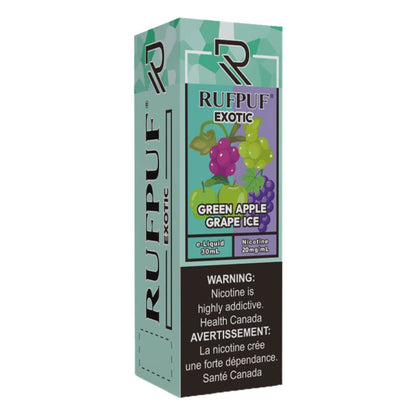 Rufpuf Exotic Green Apple Grape Ice Nic Salt 30ml E-Liquid in Pakistan