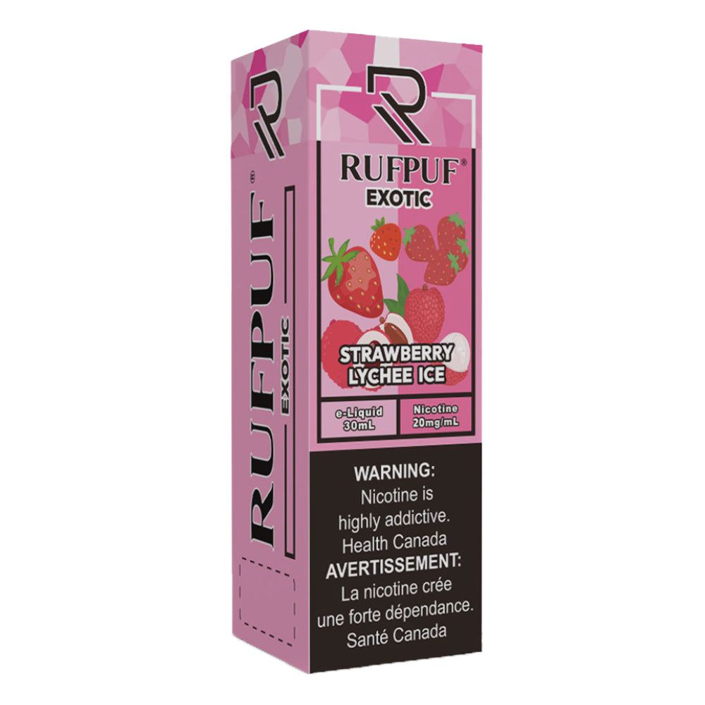 Rufpuf Exotic Strawberry Lychee Ice Nic Salt 30ml - Vaporslobby