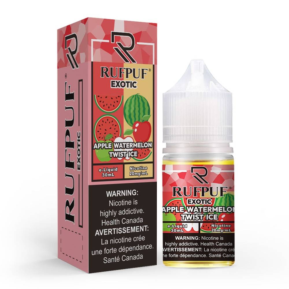 Rufpuf Exotic Apple Watermelon Twist Ice Nic Salt 30ml in Pakistan