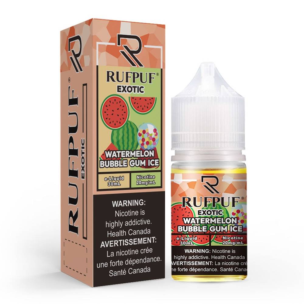 Rufpuf Exotic Watermelon Bubble Gum Ice Nic Salt 30ml in Pakistan