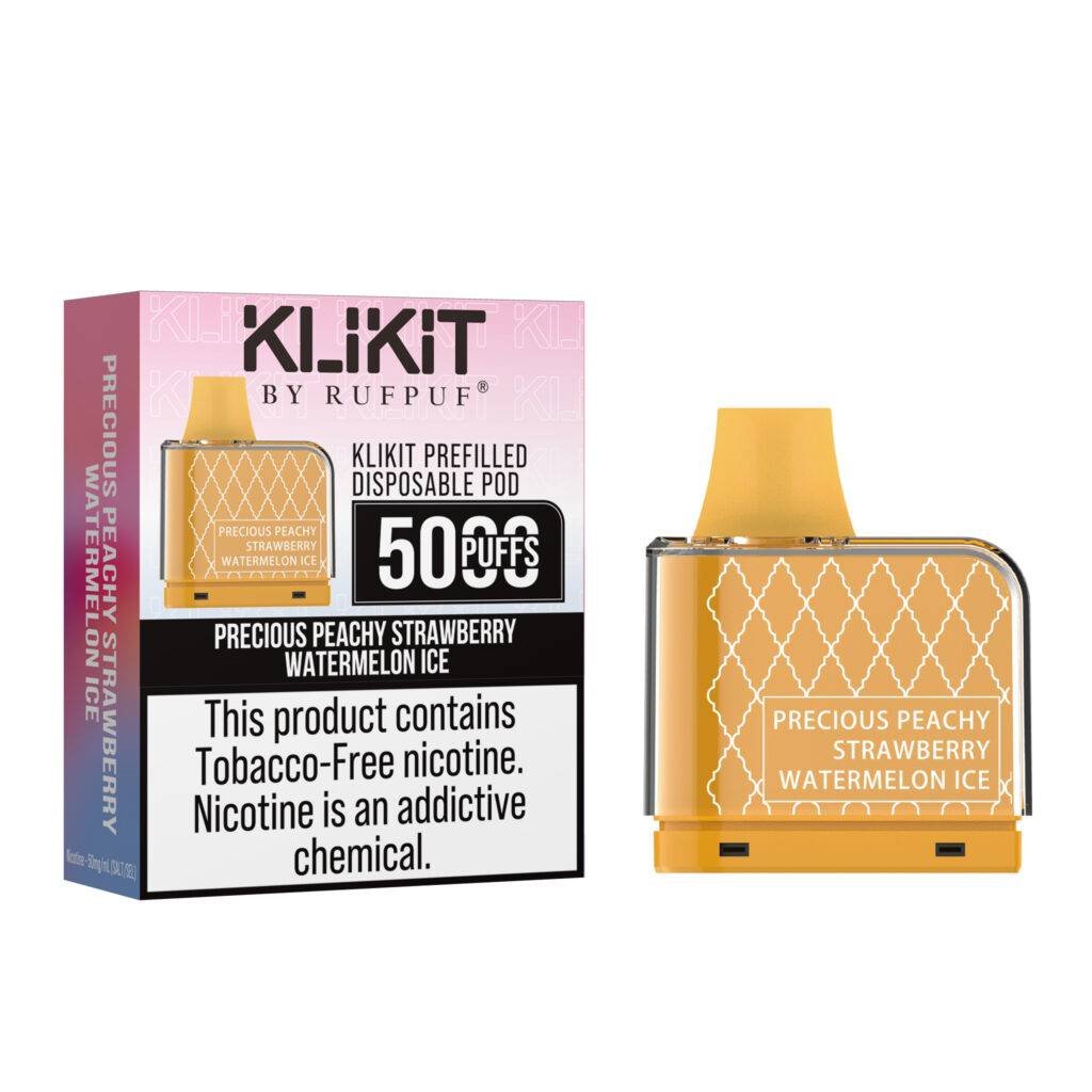 Rufpuf Klikit Disposable Precious Peachy Strawberry Watermelon Ice in Pakistan - Best Price - Prefilled | Vaporslobby