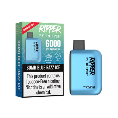 Rufpuf Ripper Disposable Vape Bomb Blue Razz Ice in Pakistan