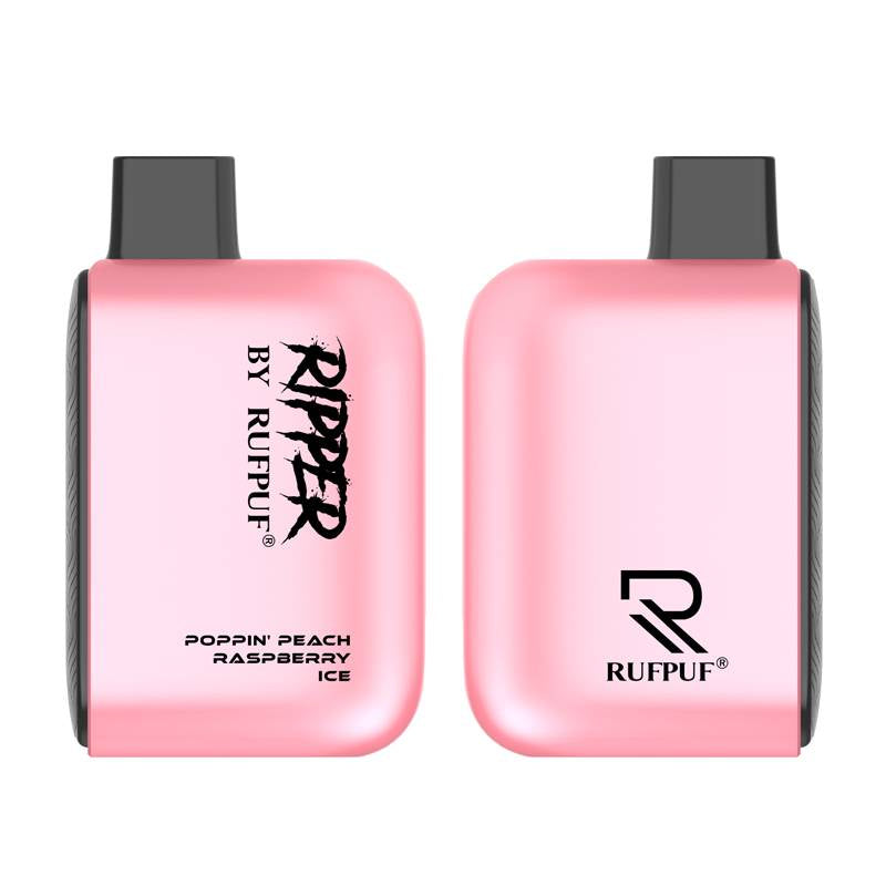 Rufpuf Ripper Poppin Peach Raspberry Ice Disposable Vape in Pakistan