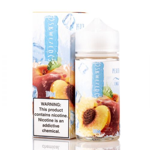 Skwezed Peach Iced 100ml E-Liquid Freebase - Vaporslobby | Pakistan