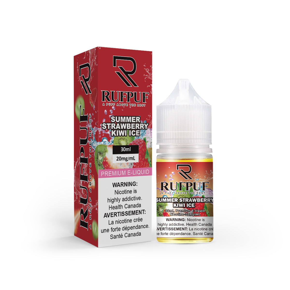 Rufpuf Summer Strawberry Kiwi Ice Nic Salt 30ml - Vaporslobby