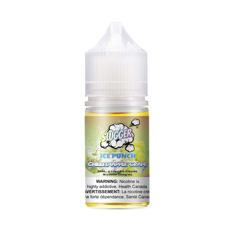 Slugger Chilled Apple Grape Ice 30ml Nic Salt - Ice Punch Series - Best Price in Pakistan | Vaporslobby