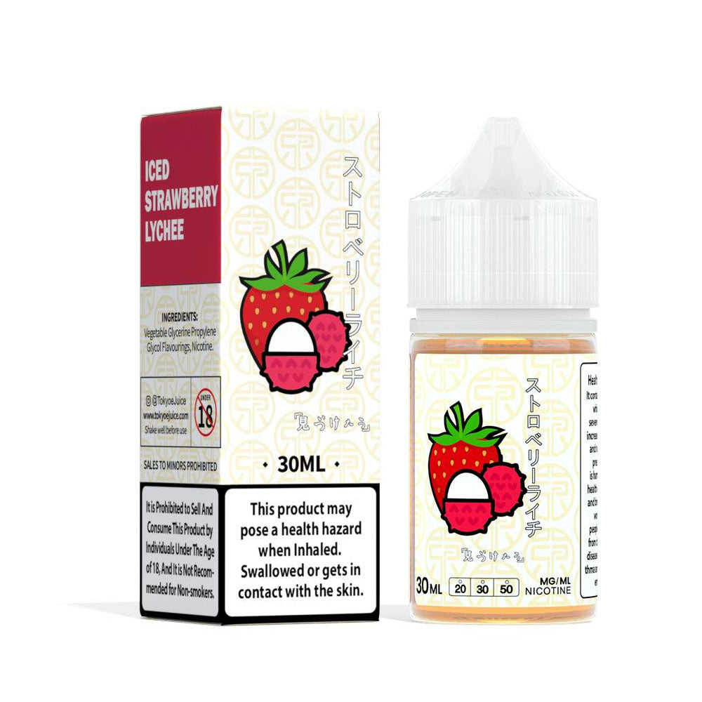 Tokyo Iced Strawberry Lychee Salt 30ml in Pakistan | Vaporslobby