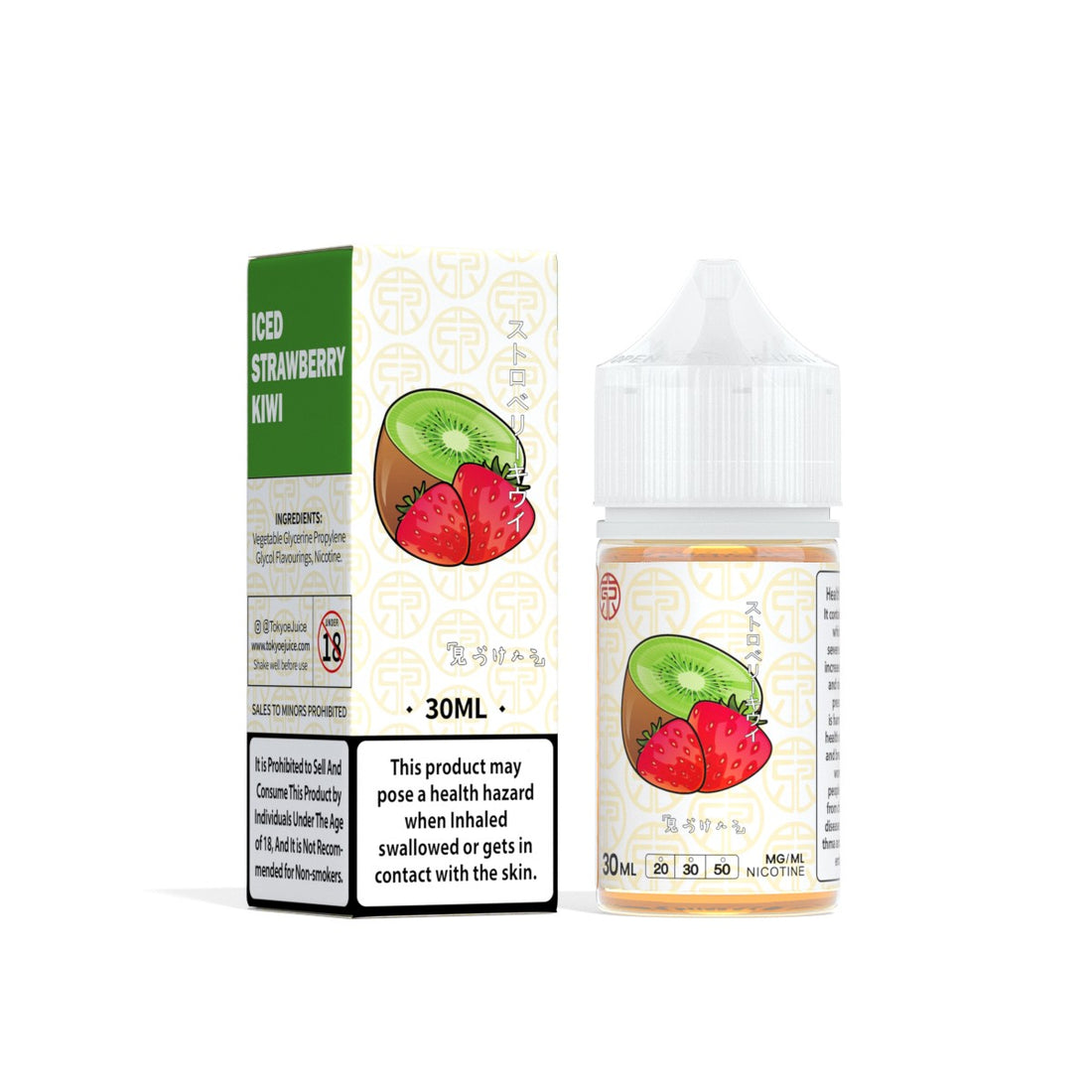 TOKYO CLASSIC SERIES - ICED STRAWBERRY KIWI SALT - 30ML (20MG-30MG-50MG)