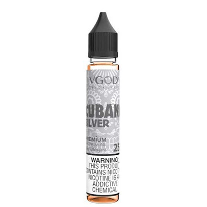 Vgod Cubano Silver Salt Nic 30ml E-Liquid - 25mg/50mg | Vaporslobby