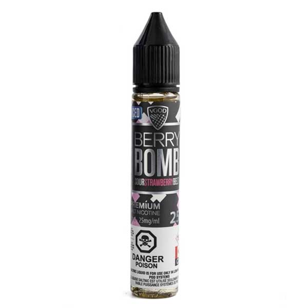 Vgod Iced Berry Bomb Salt Nic 30ml E-Liquid - 25mg/50mg | Vaporslobby