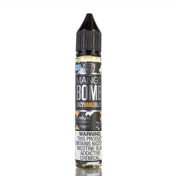 Vgod Iced Mango Bomb Salt Nic 30ml E-Liquid - 25mg/50mg | Vaporslobby