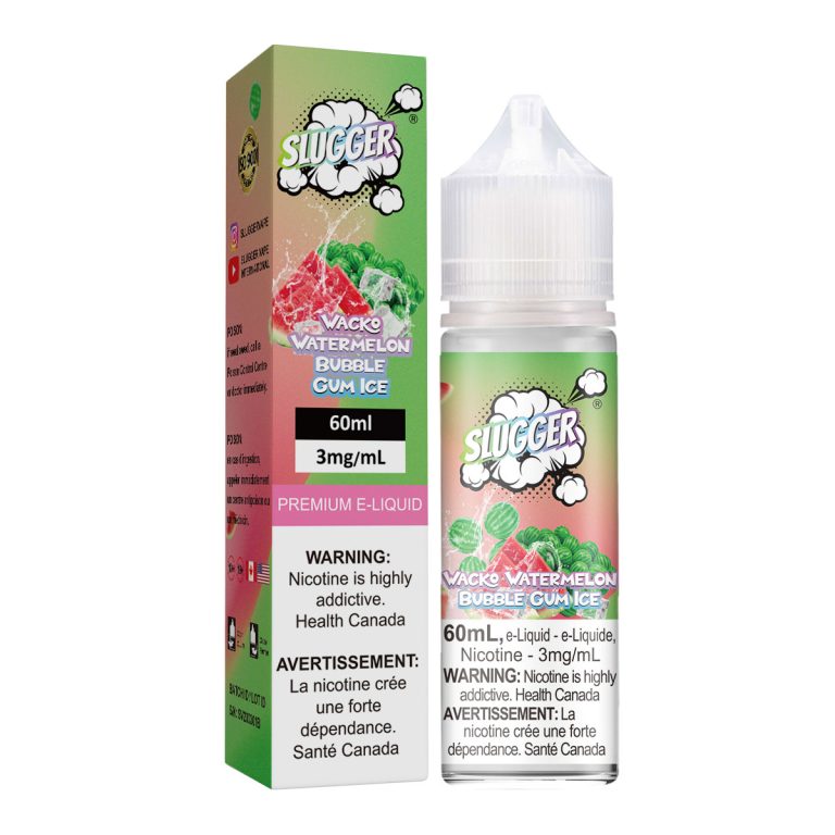 Slugger Wacko Watermelon Bubblegum Ice 60ml Freebase E-Liquid -best price in Pakistan | Vaporslobby