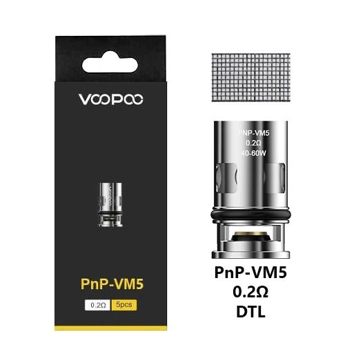 Voopoo Pnp - Vm5 0.2 Ohms Replacement Coils | Vaporslobby Pakistan