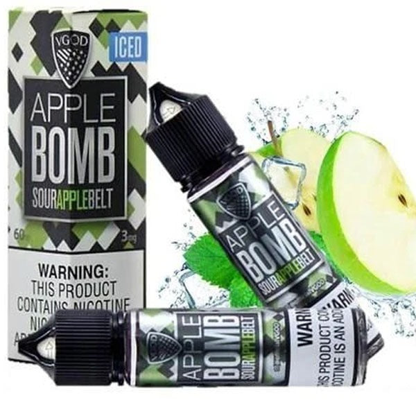 Vgod Iced Apple Bomb 60ml E-Liquid - Vaporslobby | Pakistan