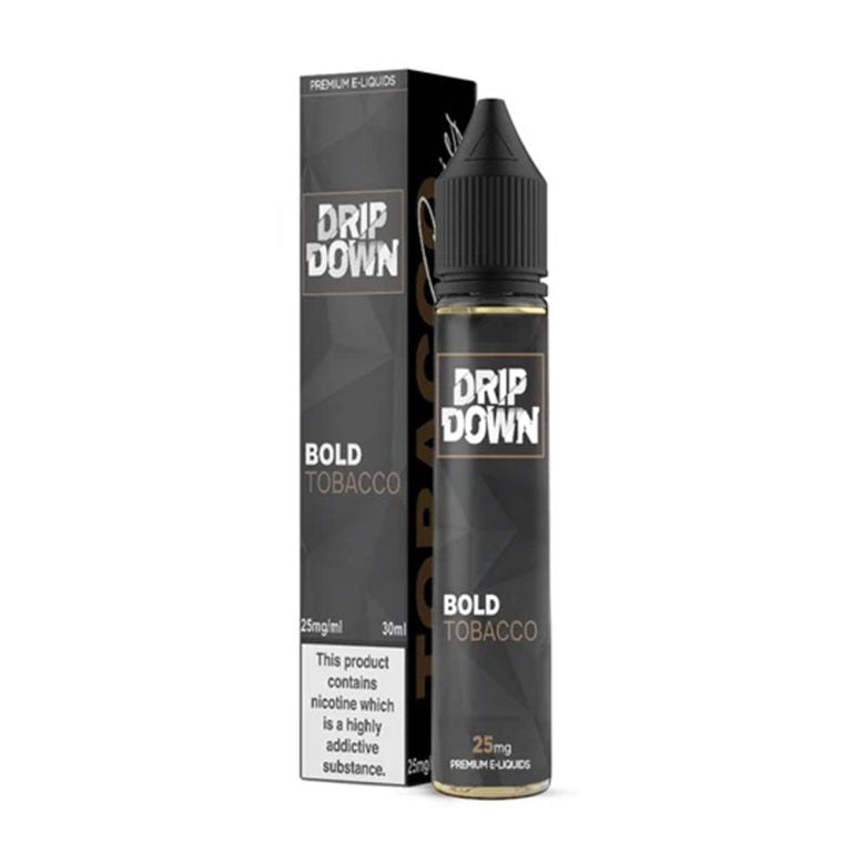 Drip Down Bold Tobacco Nic Salt 30ml - Best Price in Pakistan | Vaporslobby