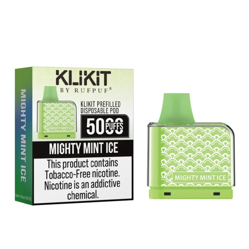 Rufpuf Klikit Disposable Mighty Mint Ice in Pakistan - Best Price - Prefilled | Vaporslobby