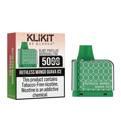 Rufpuf Klikit Disposable Ruthless Mango guava Ice in Pakistan - Best Price - Prefilled | Vaporslobby