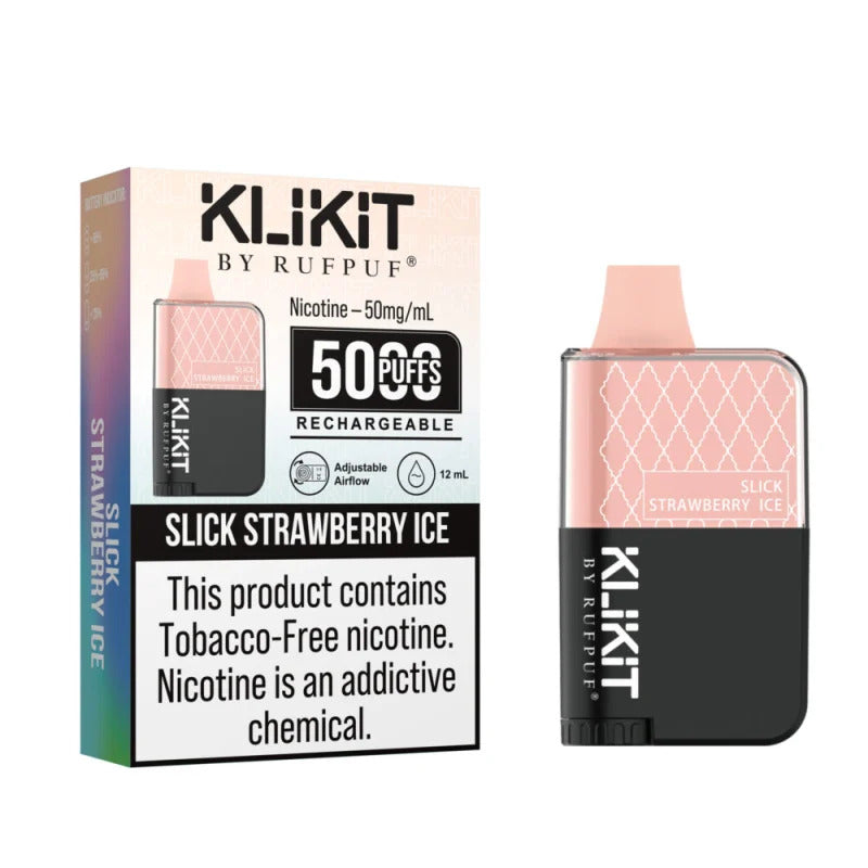 Rufpuf Klikit Disposable Vape Slick Strawberry Ice in Pakistan - Best Price | Vaporslobby