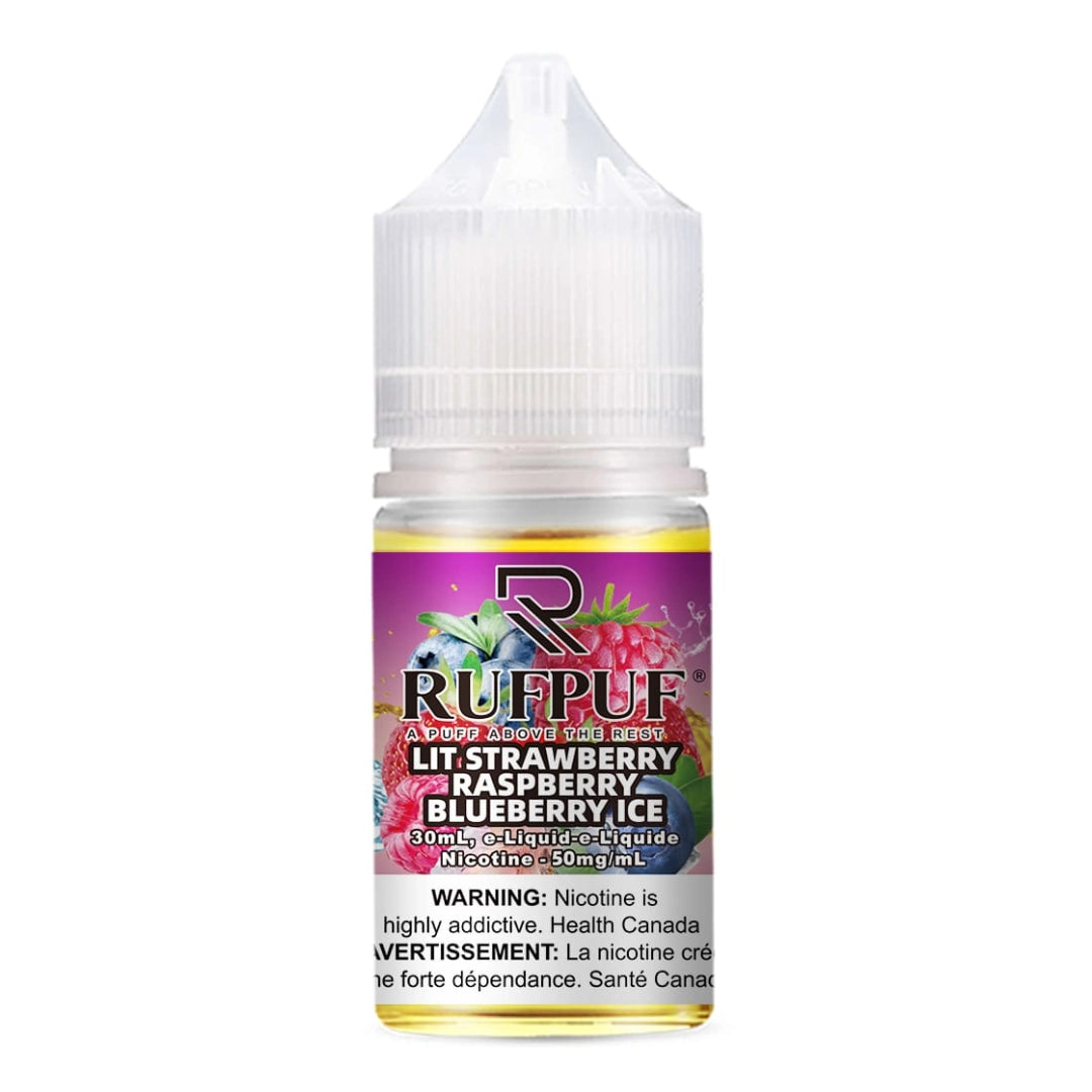 RUFPUF LIT STRAWBERRY RASPBERRY BLUEBERRY ICE NIC SALT – 30ML