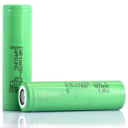 SAMSUNG 25R 18650 BATTERY 20A (2500mAh) - Vaporslobby